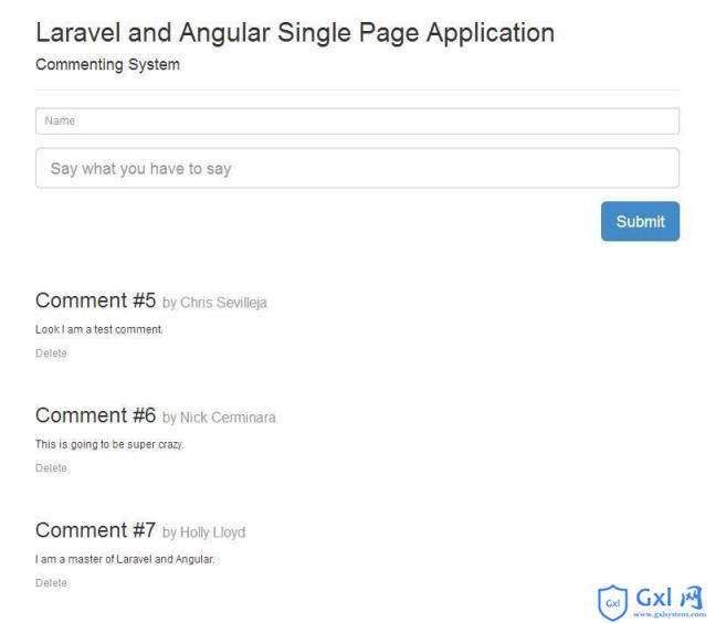 使用AngularJS和PHP的Laravel实现单页评论的方法 - 文章图片