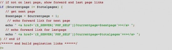 PHP分页技术的代码跟示例 - 文章图片