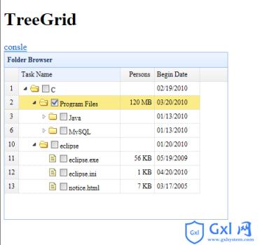 JqueryEasyUI实现treegrid上显示checkbox并取选定值的方法 - 文章图片