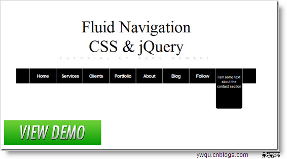 Jquery+CSS创建流动导航菜单FluidNavigation_jquery - 文章图片