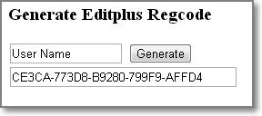 EditPlus注册码生成器(js代码实现)_javascript技巧 - 文章图片