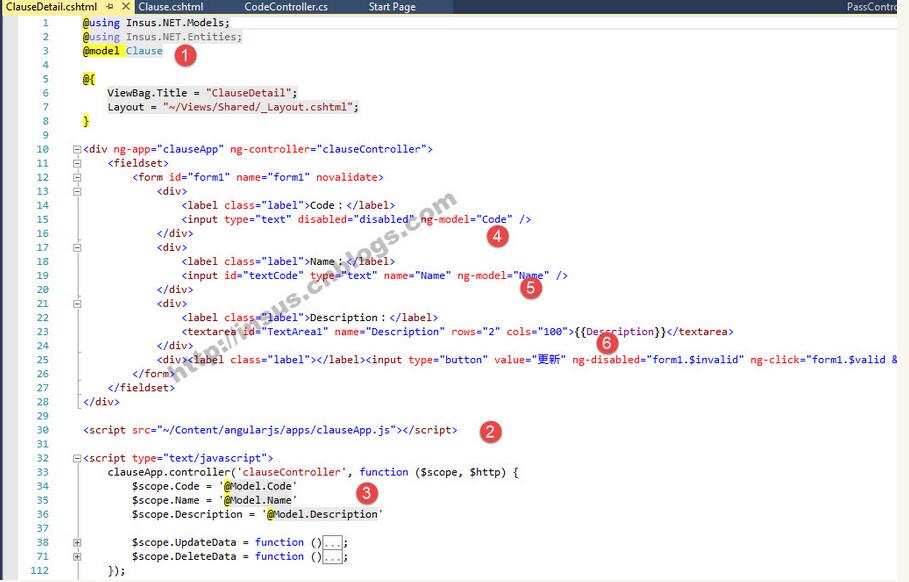 ASP.NET MVC中jQuery与angularjs混合应用传参并绑定数据 - 文章图片