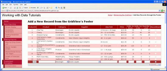 在ASP.NET 2.0中操作数据之五十一：从GridView的页脚插入新记录 - 文章图片