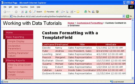 在ASP.NET 2.0中操作数据之十二：在GridView控件中使用TemplateField - 文章图片
