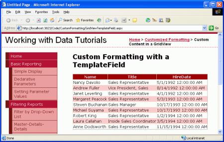 在ASP.NET 2.0中操作数据之十二：在GridView控件中使用TemplateField - 文章图片