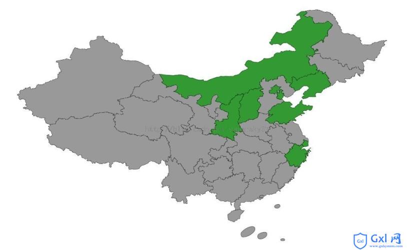 javascripthtml5canvas实现可拖动省份的中国地图 - 文章图片