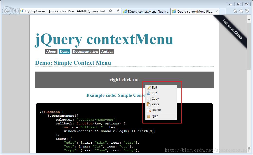jquery插件ContextMenu设置右键菜单 - 文章图片