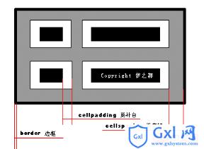 HTML的cellpadding属性与cellspacing属性应该如何使用 - 文章图片