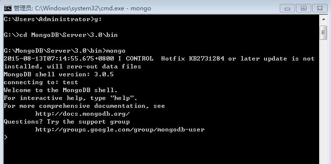 详解Wondows下Node.js使用MongoDB的环境配置 - 文章图片