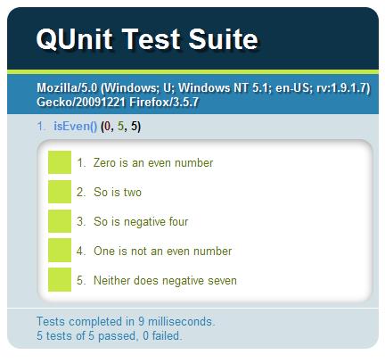 Javascript单元测试框架QUnitjs详细介绍 - 文章图片