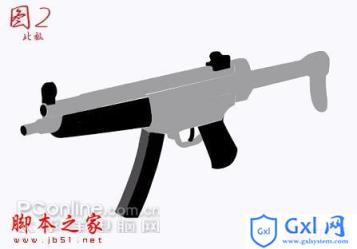 Photoshop鼠绘逼真的MP5冲锋枪教程 - 文章图片