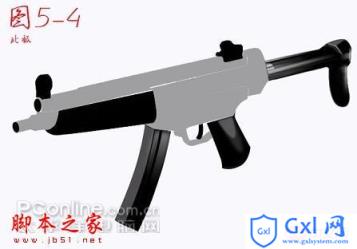 Photoshop鼠绘逼真的MP5冲锋枪教程 - 文章图片