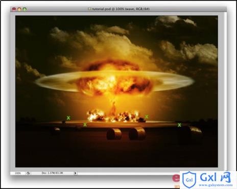 Photoshop另类方法制作核弹爆炸特效 - 文章图片