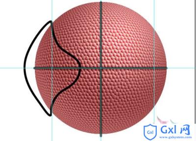 photoshop滤镜制作逼真的牛皮篮球 - 文章图片