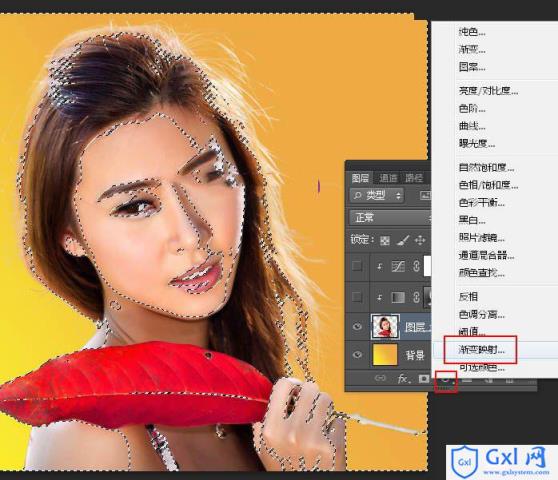 Photoshop如何给美女人像添加绚丽的彩色半调网纹效果教程 - 文章图片