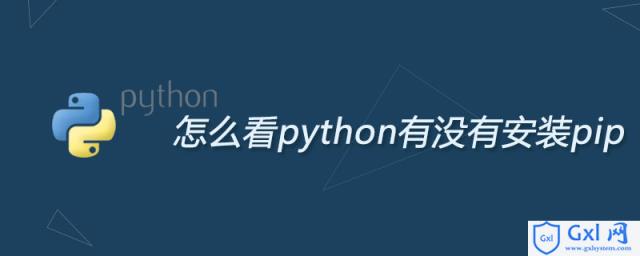 怎么看python有没有安装pip - 文章图片