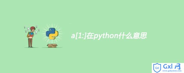 a[1:]在python什么意思 - 文章图片