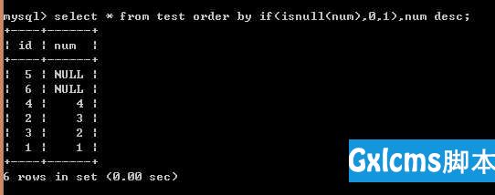 MySQL中order by语句对null字段的排序 - 文章图片