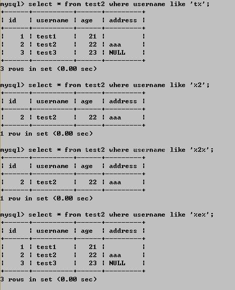 mysql常用基础操作语法（五）--对数据的简单条件查询【命令行模式】 - 文章图片