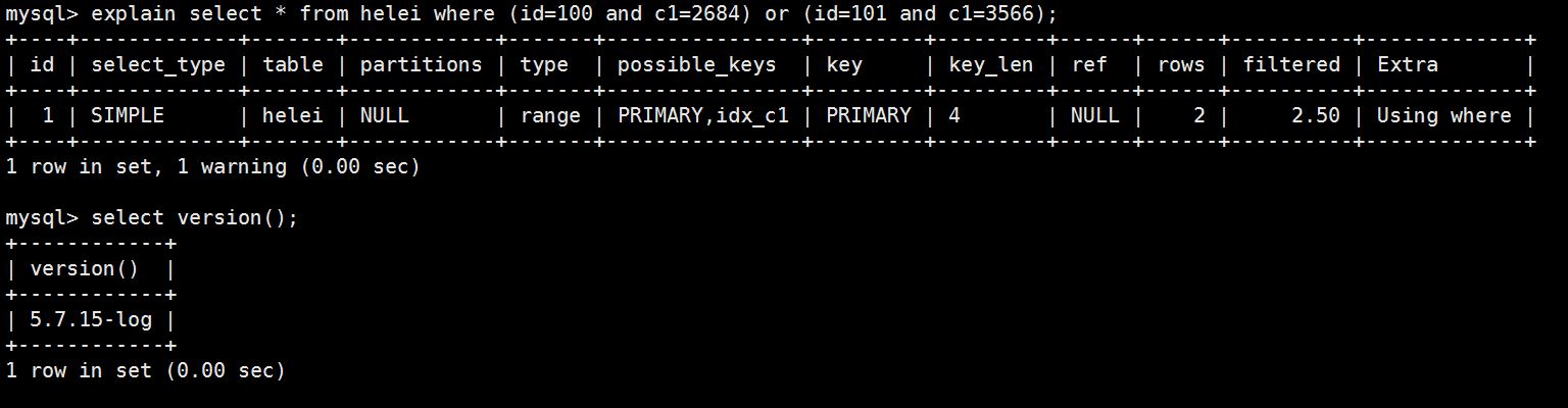 5分钟了解MySQL5.7对in用法有什么黑科技 - 文章图片