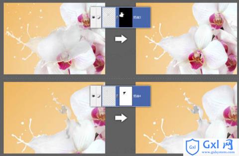 Photoshop合成牛奶泼洒出纯白色花朵的效果 - 文章图片