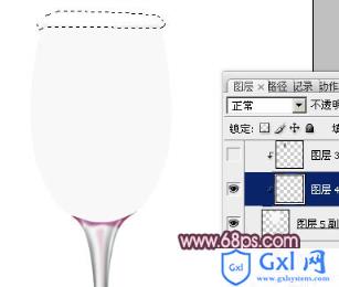 Photoshop打造盛有红酒的玻璃酒杯 - 文章图片