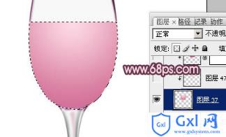 Photoshop打造盛有红酒的玻璃酒杯 - 文章图片