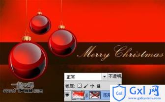 photoshopCS5制作红色的圣诞壁纸效果 - 文章图片