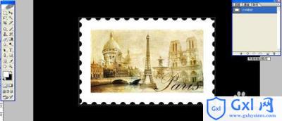 用Photoshop绘制复古风的邮票和邮戳 - 文章图片