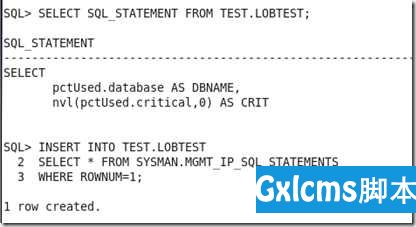 oracle CLOB字段的insert into及create table as select 操作 - 文章图片