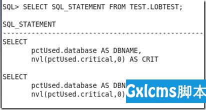 oracle CLOB字段的insert into及create table as select 操作 - 文章图片