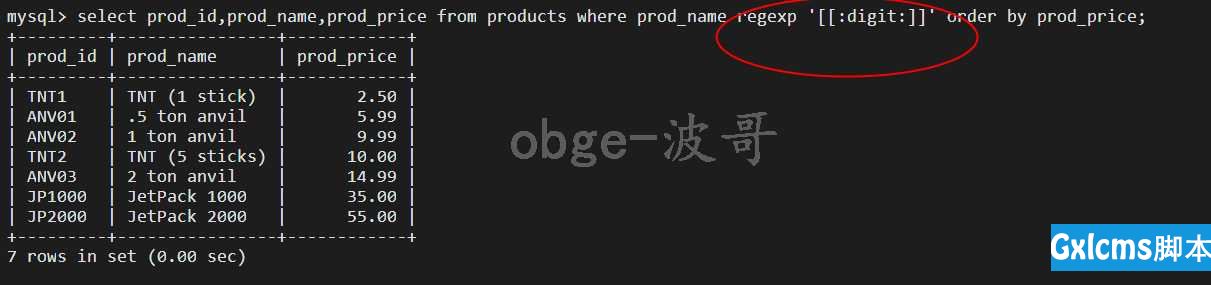 MySQL -----  使用正则表达式进行搜索 regexp  (八) - 文章图片