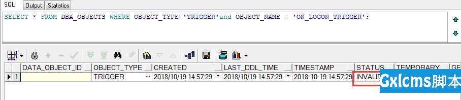 Oracle：新增用户登录提示“ORA-04098：触发器‘GD.ON_LOGON_TRIGGER’无效且未通过重新验证” - 文章图片