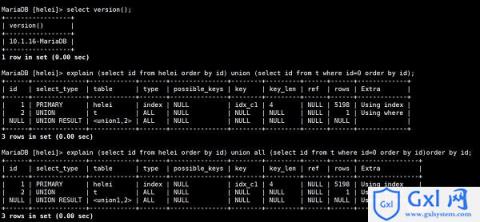 MySQL5.7中unionall用法的黑科技的图文代码介绍 - 文章图片