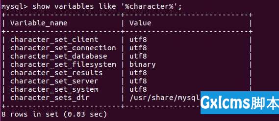 10-Ubuntu中修改MySQL的默认数据集(client和server) - 文章图片