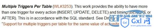 MySQL5.7支持一个表有多个INSERT/DELETE/UPDATE触发器 - 文章图片