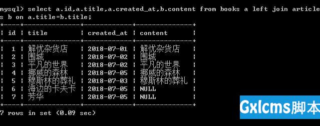 MySQL查询与结构 - 文章图片