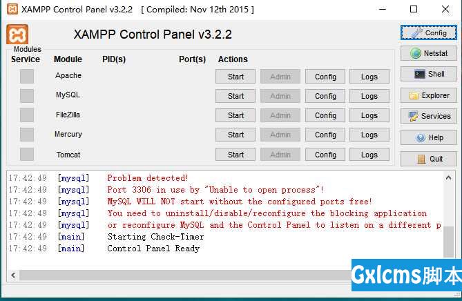 使用XAMPP创建Mysql数据库 要想在本地连接需要配置一下my.ini文件 配置如下： - 文章图片