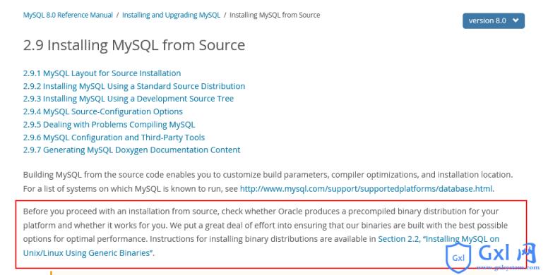 CentOS7.4源码安装MySQL8.0的教程详解 - 文章图片