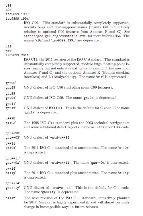 GCC5.7 c/c++编译器常用编译选项(持续更新) - 文章图片