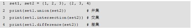 python程序中集合的常用操作 - 文章图片