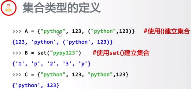 Python组合数据类型：集合Set、集合特点、集合定义、集合间操作符、几何处理函数方法 - 文章图片