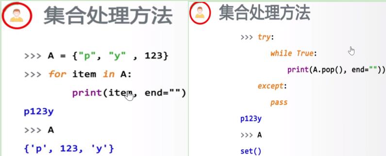 Python组合数据类型：集合Set、集合特点、集合定义、集合间操作符、几何处理函数方法 - 文章图片