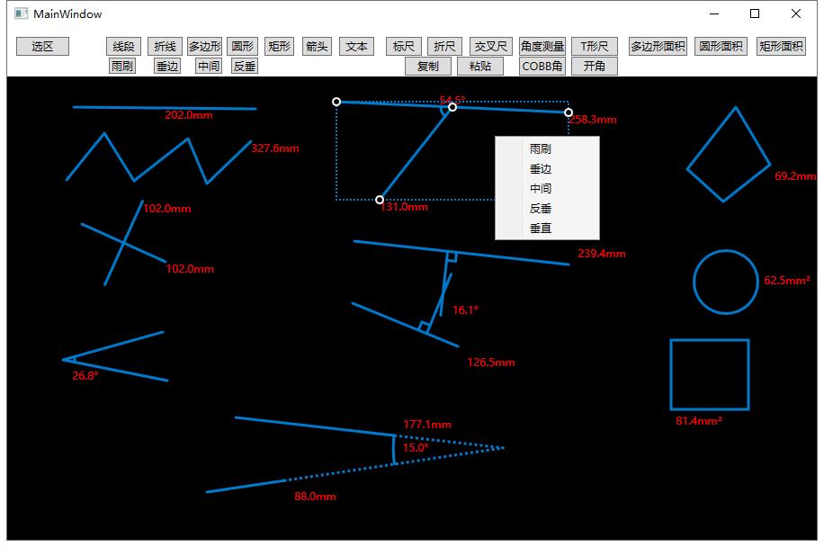 C#开发PACS医学影像处理系统(十三)：绘图处理之病灶测量 - 文章图片