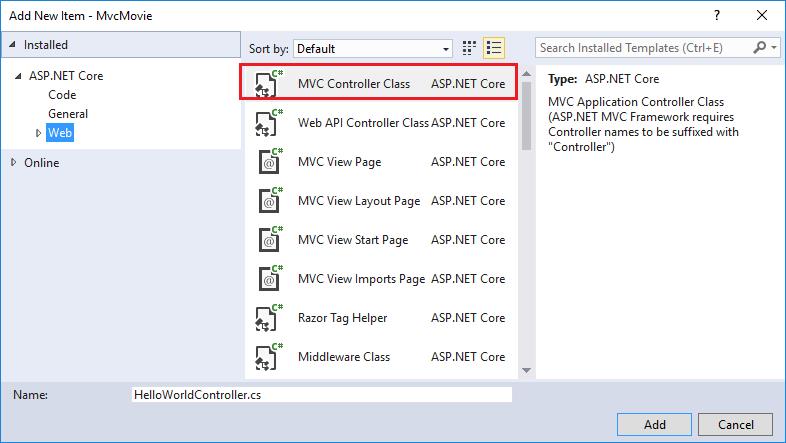 将控制器添加到 ASP.NET Core MVC 应用 - 文章图片