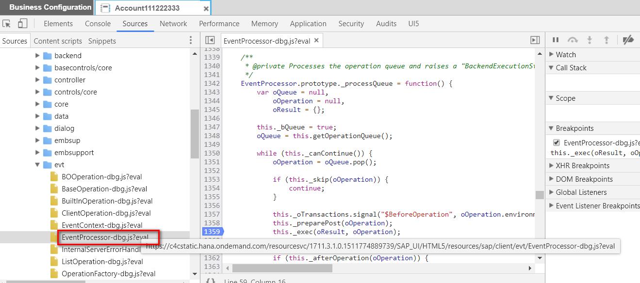 JavaScript Source Code映射引起的一个SAP C4C代码调试问题 - 文章图片