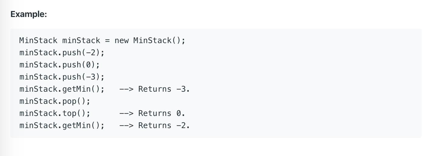 LeetCode-155 Min Stack Solution (with Java) - 文章图片