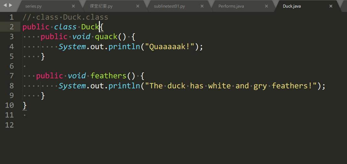 python面向对象之多态鸭子类型与Java的比较 - 文章图片
