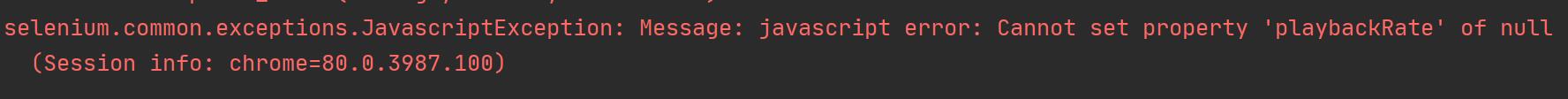 selenium.common.exceptions.JavascriptException: Message: javascript error: Cannot set property ' - 文章图片