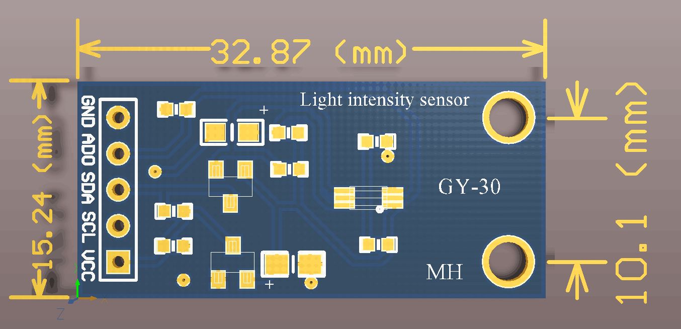 【雕爷学编程】Arduino动手做（69）---GY-30环境光传感器 - 文章图片